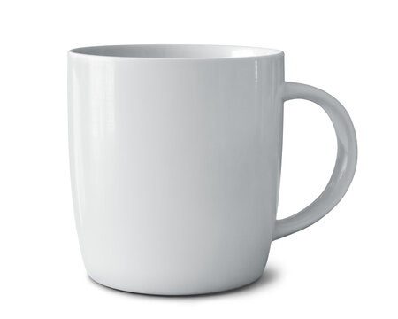 Filled white mug with coffee transparent background PNG clipart