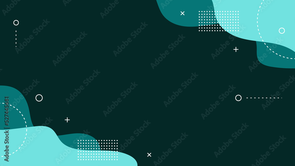 Wall mural modern abstract background with retro memphis and soft pastel color