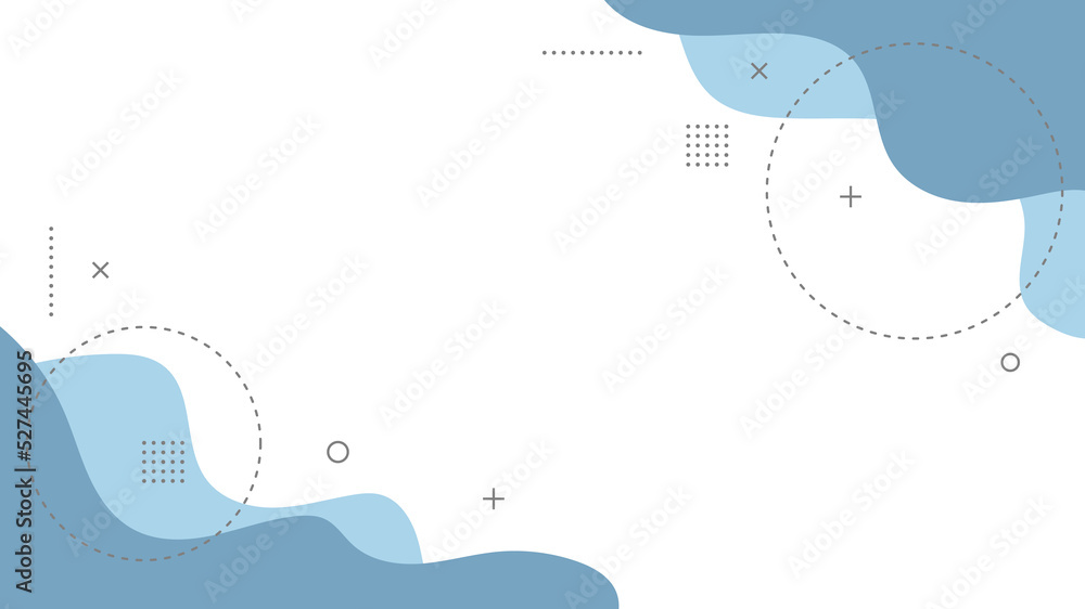 Sticker modern abstract background with retro memphis and soft pastel color