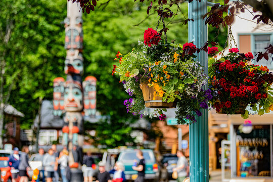 Southeastern Alaska Town Of Ketchikan.