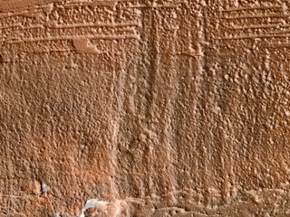 abstract textured background, brick wall painted with paint