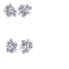 Obraz premium Isolated transparent abstract glitch art shape element.