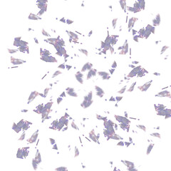 Fototapeta premium Isolated transparent abstract glitch art shape element.