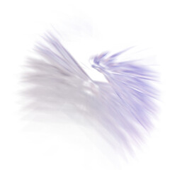 Isolated transparent abstract glitch art shape element.