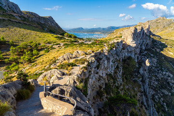 View from Mirador es Colomer in Mallorca, Spain.