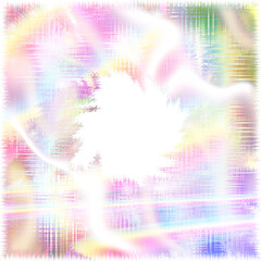 Isolated transparent psychedelic spiral shape element.