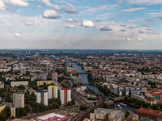 From The Berlin Tv Tower River And Cityscape
