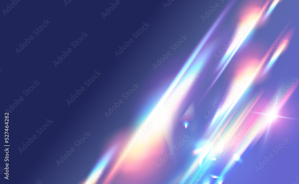 Wall mural transparent light refraction pattern for adding effects to backgrounds and objects. vector illustrat