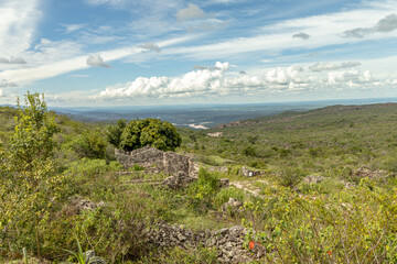 Fototapeta na wymiar ruins of the city of Igatu, Chapada Diamantina, State of Bahia, Brazil