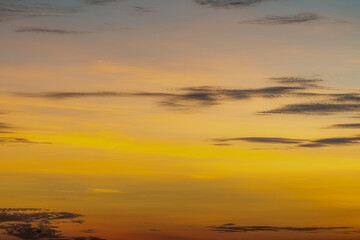 sky with clouds and sun