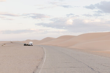 sand dunes in the desert