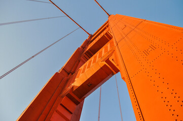 Golden Gate Bridge close