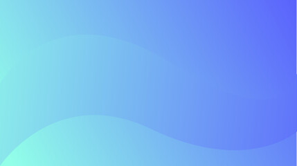 Blue wavy simple background vector illustration.