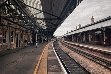 Fototapeta premium railway station