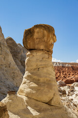 Toadstool rock formations in Arizona
