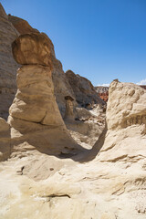 Toadstool rock formations in Arizona
