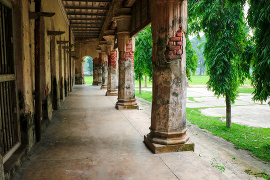 Interior of Ancient buildings of Landlords during the British Regime in Bangladesh