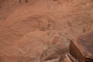 Pictographs at Catstair Canyon, Arizona, USA