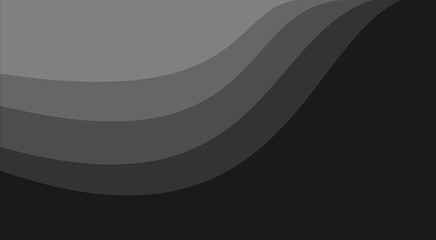 black vector background with bubble shapes. Colorful abstract illustration with gradient lines. Brand-new design for your ads, poster, banner, abstract  black background.