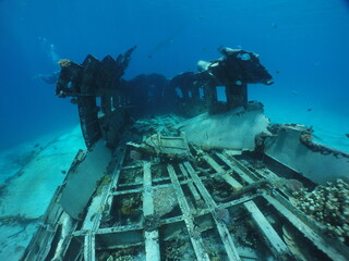 Scuba diving on the reefs of Majuro,Marshall islands.