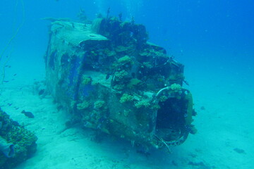 Scuba diving on the reefs of Majuro,Marshall islands.