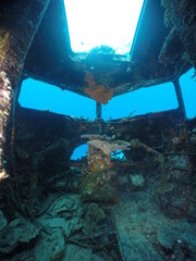 Scuba diving on the reefs of Majuro,Marshall islands.
