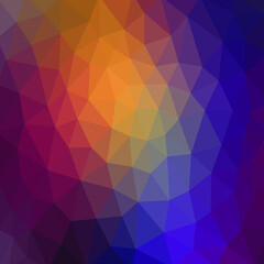 Fototapeta premium vector colorful abstract triangle background