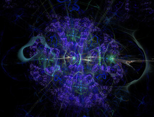 Imaginatory fractal abstract background Image