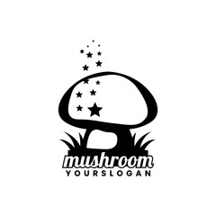 mushroom logo design