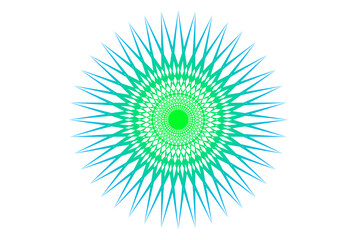 カラフルな幾何学模様