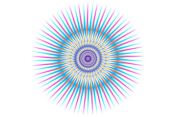 カラフルな幾何学模様