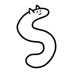 monster in cute illustration design