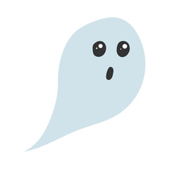 Cute hand-drawn ghost