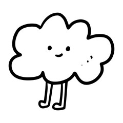 monster in cute illustration design