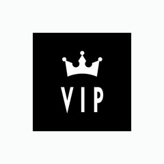 VIP Icon. Very Important Person or Priority Illustration As A Simple Vector Sign & Trendy Symbol for Design and Websites, Presentation or Mobile Application