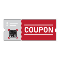 icon vector illustration of ticket paper for access