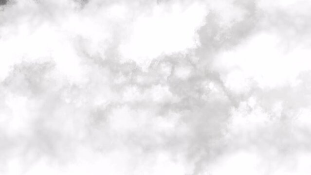 4K.alpha channel render fly through the realistic procedural massive clouds transparent background