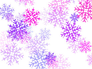 Naklejka na ściany i meble Christmas Snowflake Background 