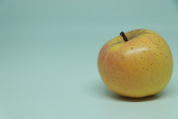 yellow apples isolated on white background