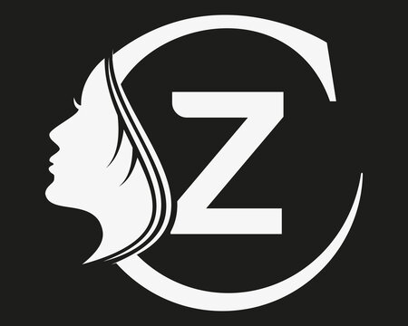 Beauty woman fashion Letter Z logo