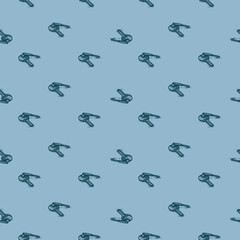 Ping pong racket engraved seamless pattern. Vintage sport elements for table tennis in hand drawn.