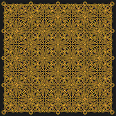 pattern with ornament, Batik Octagon Shaping