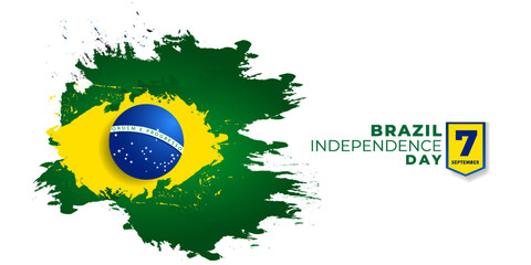 Independence day of Brazil. National day , Independence day design for Brazilian celebration. Vector Illustration 