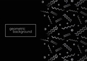 memphis pattern background design for banner background 