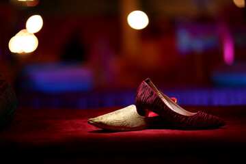 bride & bridegroom footwear  click in their wedding event