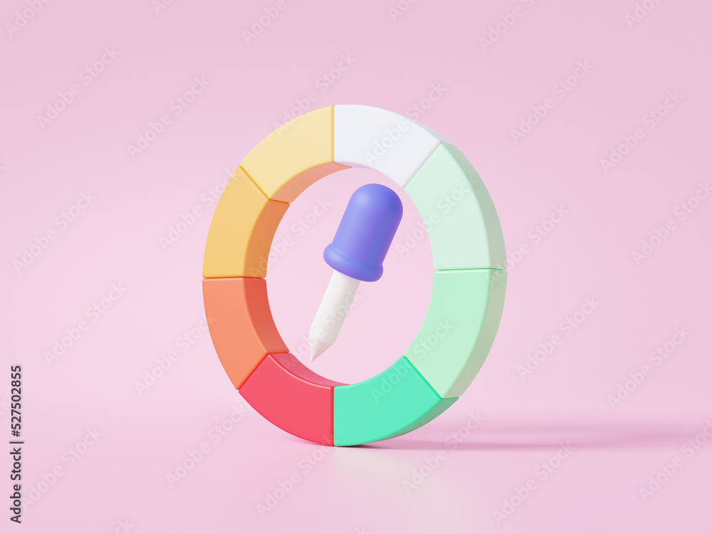 Poster minimal cartoon cute smooth tool suck colors catalog ring icon use in design program floating on pin