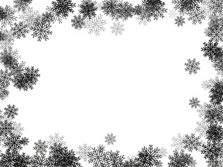 Christmas Snowflake Frame
