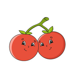 Cute character. Colorful vector illustration. cartoon style. Isolated on white background. Barbecue theme. Template for your design, books, stickers, cards, posters, clothes.