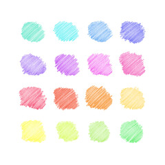 色鉛筆風テクスチャ グラフィック素材