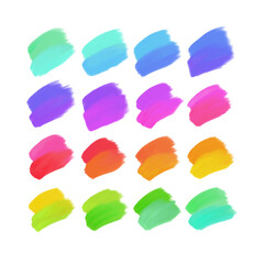 油彩風テクスチャ グラフィック素材